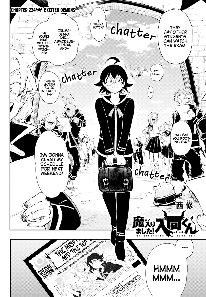 Mairimashita! Iruma-Kun Chapter 224 - Page 1